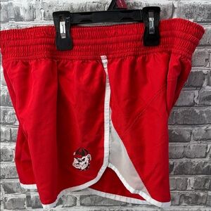 Georgia Bulldogs Athletic Shorts with Bulldog Logo